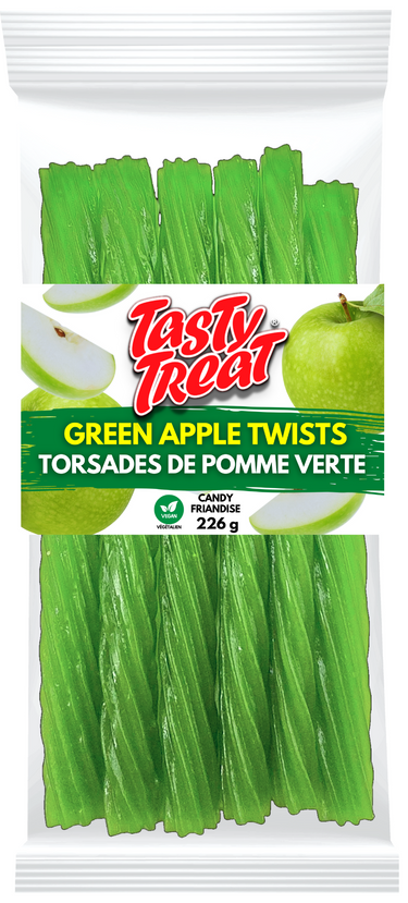 Green Apple Licorice Twists 226g